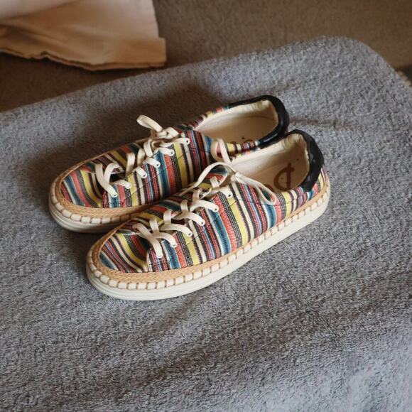 Sam Edelman Multicolor Striped Sneakers - Picture 7 of 11